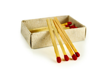 matches isolated on white background