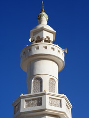 Minaret of mosque in Shuwaymiyah