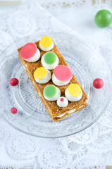 Millefeuille, french pastry 