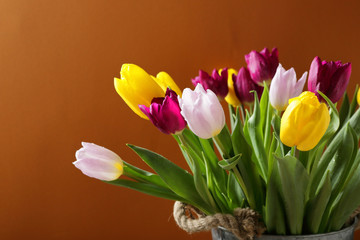 Fototapeta premium tulips bouquet