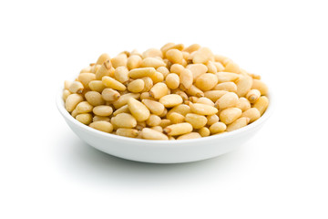 pine nuts in bowl