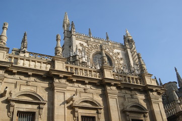 Fototapeta na wymiar cathédrale de séville