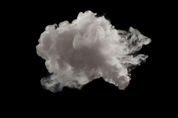 Cloud of white smoke on black background
- 102611342