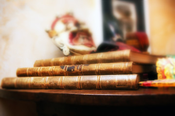 Three old books