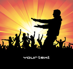 Poster for music concert.