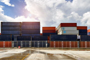 Fototapeta premium freight container