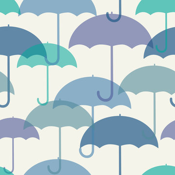Seamless Umbrella Pattern