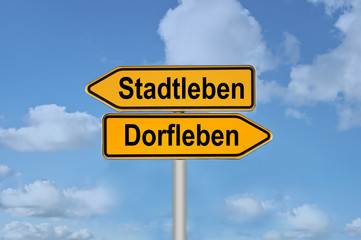 Dorfleben,stadtleben