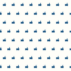 Seamless Thumbs Up Pattern