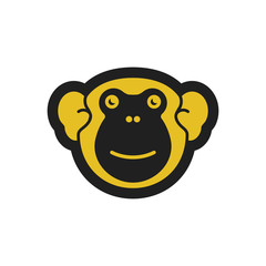 Cute monkey logo. 