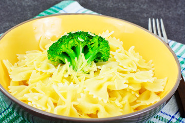Pasta and Broccoli Diet Food