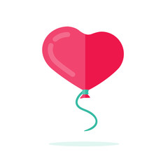 Valentine day icon in flat style
