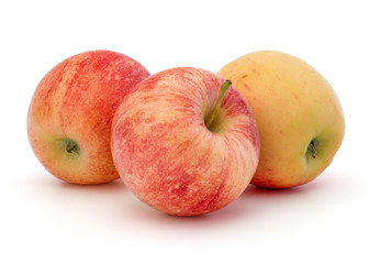 Red apple isolated on white background cutout