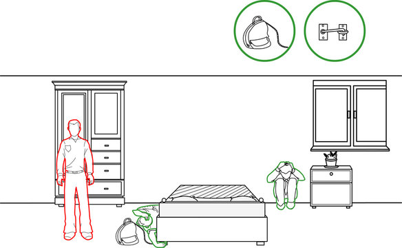 vector illustration of a earthquake protection methods