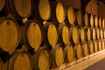 Armenia, cognac barrels