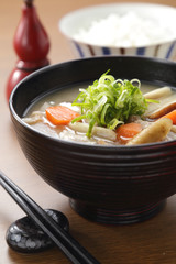 豚汁とご飯