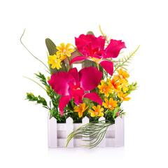 Plastic flower for decoration