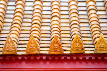 The famous marble temple Benchamabophit from Bangkok, Thailand
