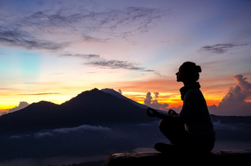 Meditation in the mountains