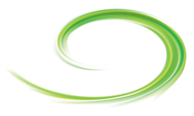 Vector swirling backdrop green color