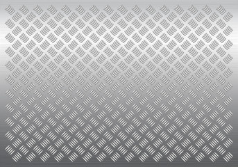 Gray metal background, vector pattern texture 