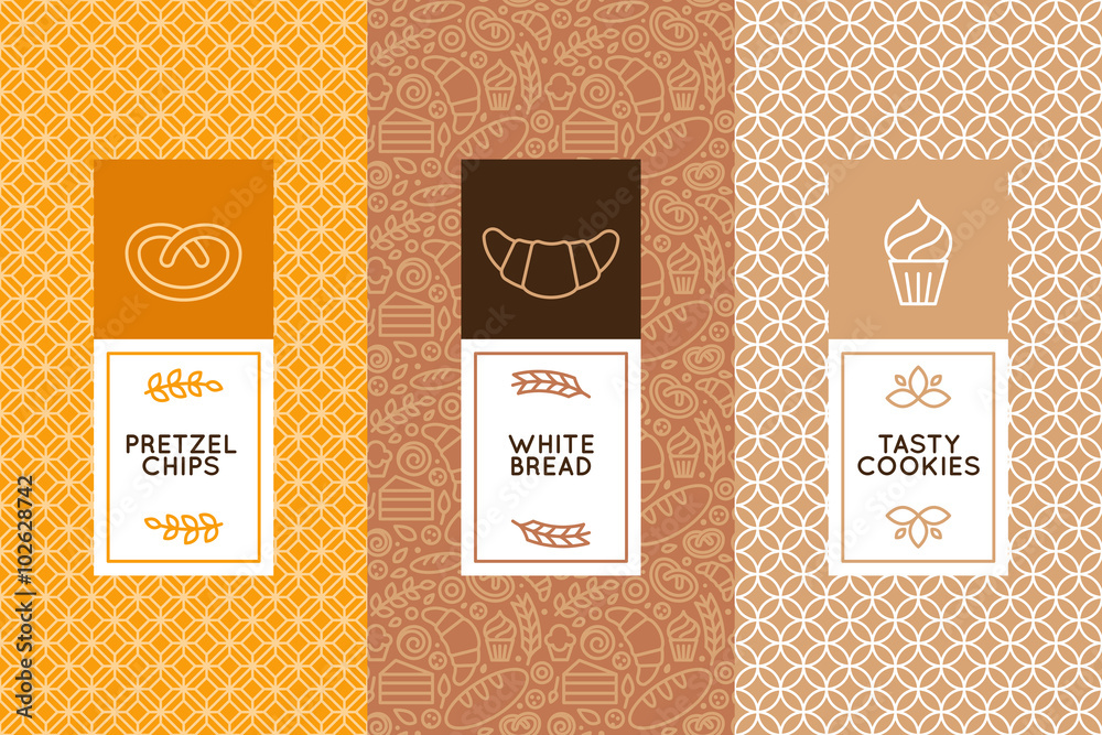 Aufkleber vector set of design templates and elements