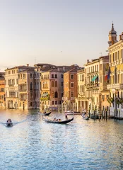 Papier Peint photo Canal Venetian Grand Canal scene, Italy