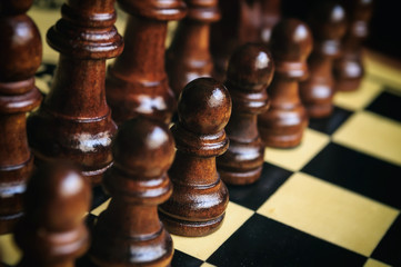  wooden chess board