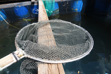Landing net and a fishcorral