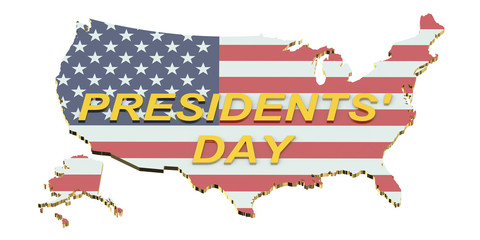 Obraz premium Presidents' Day concept