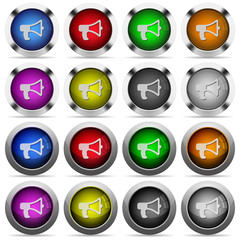 Megaphone button set