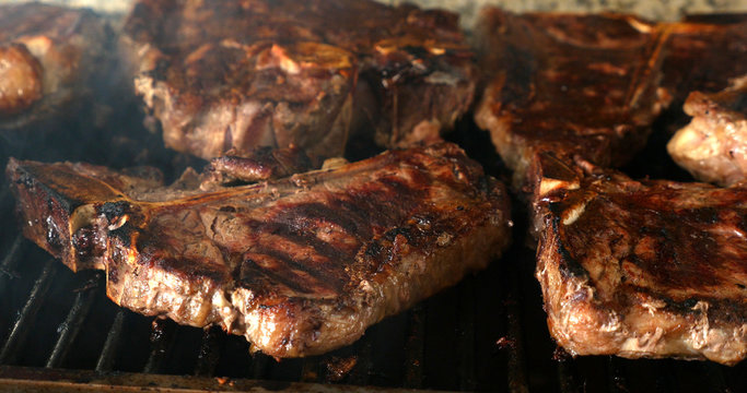 Brazilian Beef Steak On The Grill