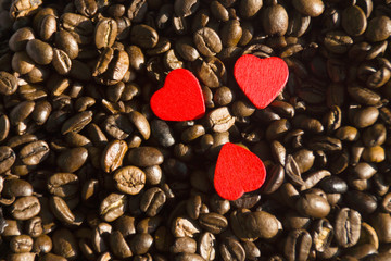 Obraz premium Kaffee mit Herz 