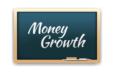 Obraz premium Money Growth Chalkboard