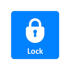 Lock icon for web and mobile