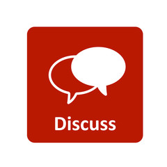 Discuss icon for web and mobile