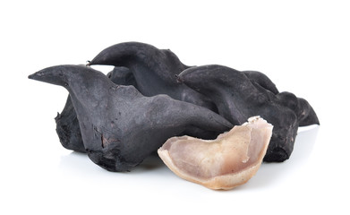 Water Caltrops, Trapa natans isolated on white background