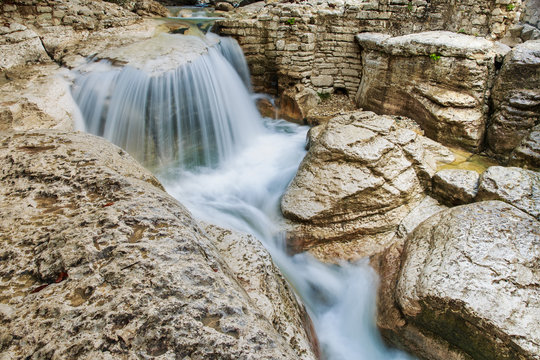 beautiful Okatse canyon in Georgia