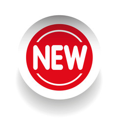 New label vector red