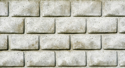 Background Of Dirty Grey Brick Wall Seamless