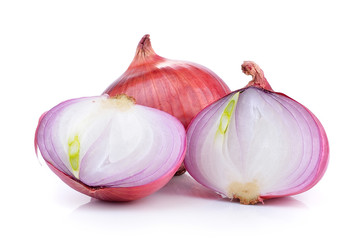 onion on white background