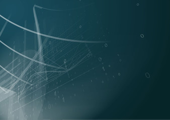 Abstract geometric technology graphic elements. 