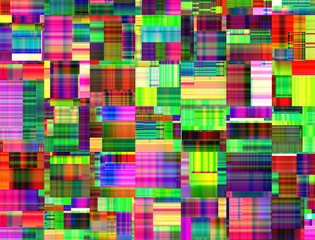 Abstract multicolor creative pattern