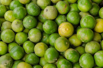 Fresh juicy limes.