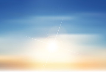 Fototapeta premium 空 雲 風景 背景