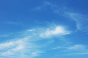 Naklejka na ściany i meble Clouds with blue sky