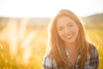 Woman nature portrait