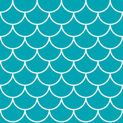 Blue geometric wave pattern. Seamless vector background. Pink and white texture.