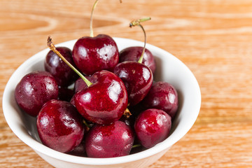 cherry on table