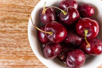 cherry on table